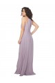 Halter Neck Long Chiffon Pink Glow Sleeveless Bridesmaid Dress / Evening Dress Darwin