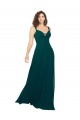 Sweetheart Long Soft Chiffon Hunter Sleeveless Bridesmaid Dress Darwin