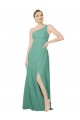 Strapless Long Soft Chiffon Icelandic Silver Sleeveless Bridesmaid Dress Darwin