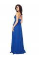 V-Neck Long Soft Chiffon Royal Blue Sleeveless Evening Dress / Bridesmaid Dress Darwin