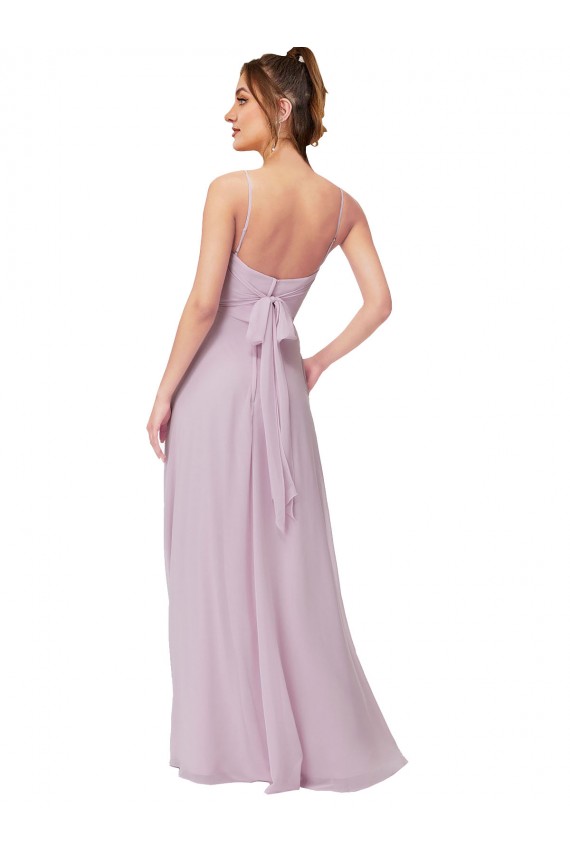 Sweetheart Long Soft Chiffon Pink Glow Sleeveless Bridesmaid Dress Darwin