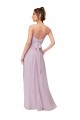 Sweetheart Long Soft Chiffon Pink Glow Sleeveless Bridesmaid Dress Darwin