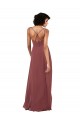 V-Neck Long Soft Chiffon Black Sleeveless Formal Evening Gown / Bridesmaid Dress Darwin