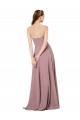 Strapless Long Soft Chiffon Grape Sleeveless Formal Dress / Bridesmaid Dress Darwin