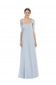 Sweetheart Long Soft Chiffon Sea Glass Sleeveless Semi Formal Evening Dress / Bridesmaid Dress Darwin