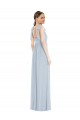 Sweetheart Long Soft Chiffon Sea Glass Sleeveless Semi Formal Evening Dress / Bridesmaid Dress Darwin