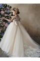 Sweetheart Chapel Train Tulle & Lace Champagne Sleeveless Flower Girl Dresses Darwin