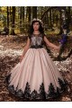 Sweetheart Long Satin & Lace Ivory Sleeveless Flower Girl Dress for Wedding Darwin