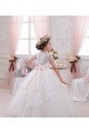 Sweetheart Long Tulle & Lace Ivory Sleeveless Flower Girl Dress Darwin