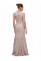 Scoop Neck Long Lace Sleeveless Prom Dress / Bridesmaid Dress Darwin