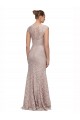 Sweetheart Long Lace Cap Sleeves Bridesmaid Dress / Formal Dress Darwin