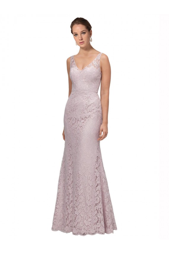 Sweetheart Long Lace Sleeveless Formal Dress / Bridesmaid Dress Darwin