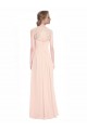 Sweetheart Long Soft Chiffon & Lace Mint Green Sleeveless Bridesmaid Dress Darwin