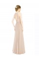 High Neck Long Soft Chiffon & Lace Champagne Sleeveless Prom Dress / Bridesmaid Dress Darwin