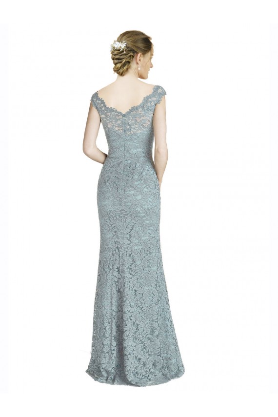 Off the Shoulder Long Lace Cap Sleeves Prom Dress / Bridesmaid Dress Darwin