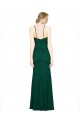 High Neck Long Lace Dark Green Sleeveless Prom Dress / Bridesmaid Dress Darwin