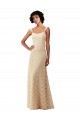 Sweetheart Long Lace Champagne Sleeveless Bridesmaid Dress Darwin