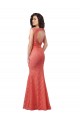 V-Neck Long Lace Mermaid Sleeveless Bridesmaid Dress Darwin