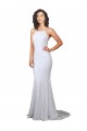 High Neck Sweep Train Lace White Sleeveless Wedding Dress Darwin
