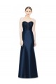 Strapless Long Satin Dark Navy Sleeveless Evening Dress / Bridesmaid Dress Darwin