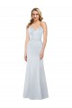 Strapless Long Satin Light Sky Blue Sleeveless Formal Evening Gown / Prom Dress / Bridesmaid Dress Darwin