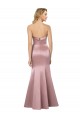 Strapless Long Satin Light Sky Blue Sleeveless Formal Evening Gown / Prom Dress / Bridesmaid Dress Darwin