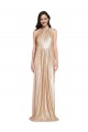 High Neck Long Sequin Gold Sleeveless Formal Evening Gown / Prom Dress / Bridesmaid Dress Darwin