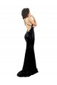 V-Neck Long Sequin Black Sleeveless Black Tie Evening Gown / Prom Dress / Bridesmaid Dress Darwin