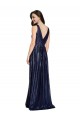 V-Neck Long Sequin Dark Navy Sheath Sleeveless Formal Evening Gown / Prom Dress / Bridesmaid Dress Darwin