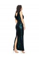 V-Neck Long Sequin Dark Green Sleeveless Bridesmaid Dress / Evening Dress Darwin