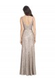High Neck Long Sequin & Sparkling Sequin Silver Sleeveless Formal Evening Gown / Prom Dress / Bridesmaid Dress Darwin
