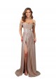 Strapless Long Sequin Champagne Sleeveless Formal Evening Gown / Prom Dress / Bridesmaid Dress Darwin