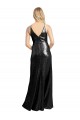 V-Neck Long Sequin Black Sleeveless Formal Evening Gown / Prom Dress / Bridesmaid Dress Darwin