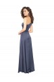 One Shoulder Long Silk like Satin Dusk Sleeveless Formal Evening Gown / Prom Dress / Bridesmaid Dress Darwin