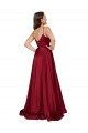 Sweetheart Long Silk like Satin French Blue Sleeveless Black Tie Evening Gown / Prom Dress / Bridesmaid Dress Darwin