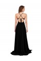 V-Neck Long Spandex Black Sleeveless Black Tie Evening Gown / Prom Dress / Bridesmaid Dress Darwin