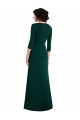 V-Neck Long Spandex Dark Green Long Sleeves Formal Evening Gown / Prom Dress / Bridesmaid Dress Darwin