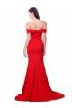 Sweetheart Long Stretch Crepe Red Sleeveless Bridesmaid Dress / Evening Dress Darwin