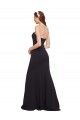 Strapless Long Stretch Crepe Dark Navy Sleeveless Formal Evening Gown / Prom Dress / Bridesmaid Dress Darwin