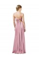 Square Neck Long Stretch Crepe Black Sleeveless Formal Evening Gown / Prom Dress / Bridesmaid Dress Darwin