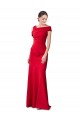 Long Stretch Crepe Red Sleeveless Formal Evening Gown / Prom Dress / Bridesmaid Dress Darwin