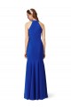 V-Neck Long Stretch Crepe Royal Blue Sleeveless Formal Evening Gown / Prom Dress / Bridesmaid Dress Darwin
