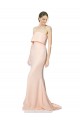High Neck Long Stretch Crepe Nude Sleeveless Black Tie Evening Gown / Prom Dress / Bridesmaid Dress Darwin
