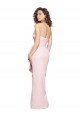 Strapless Long Stretch Crepe Pink Sleeveless Formal Dress / Bridesmaid Dress Darwin