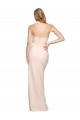 Strapless Long Stretch Crepe Nude Sleeveless Formal Evening Gown / Prom Dress / Bridesmaid Dress Darwin