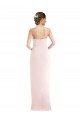 Halter Neck Long Stretch Crepe Pink Sleeveless Semi Formal Evening Dress / Prom Dress / Bridesmaid Dress Darwin