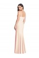 Sweetheart Long Stretch Crepe Nude Sleeveless Semi Formal Evening Dress / Prom Dress / Bridesmaid Dress Darwin