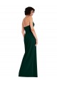 Strapless Long Stretch Crepe Midnight Green Sleeveless Formal Evening Gown / Prom Dress / Bridesmaid Dress Darwin