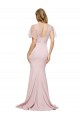 Sweetheart Long Stretch Crepe & Tulle Mauve Short Sleeves Formal Evening Gown / Prom Dress / Bridesmaid Dress Darwin