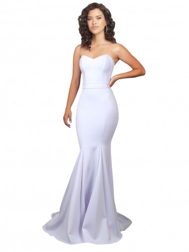 High Neck Long Stretch Crepe White Sleeveless Beach Wedding Dresses Darwin